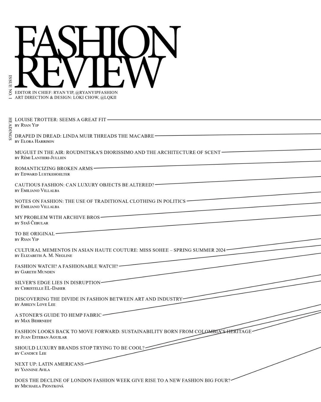 Fashion Review Issue 1